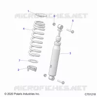 SUSPENSION, CHOQUE FRONTAL MOUNTING