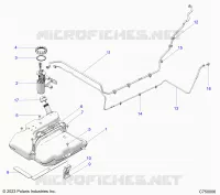 SISTEMA DE COMBUSTIBLE, FUEL TANK ASM.