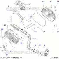 TREN, CLUTCH COVER AND DUCTING