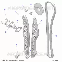 LA CADENA DE LEVAS AND TENSIONER