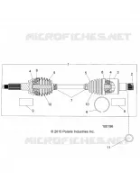 TREN, REAR HALF SHAFT (TO 4/25/16)