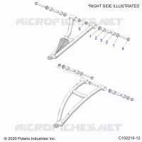 SUSPENSIÃ“N DELANTERA A-ARM, MOUNTING
