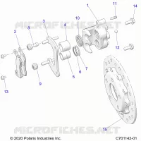 BRAKES, PINZA FRENO TRASEIRA