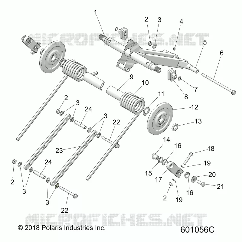 SUSPENSION, TRASERO ARM PAR