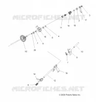 TREN, PRINCIPAL CAJA DE ENGRANAJES HORQUILLAS DE CAMBIO