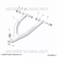 SUSPENSIÃ“N DELANTERA CONTROL ARM UPPER