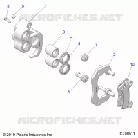 BRAKES, PINZA TRASERA
