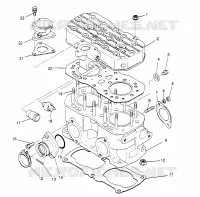 CILINDRO 500 CARB 0962764, 500 CARB SKS 0962564,  EUROPEAN 500 CARB SKS E96 (4931873187C012)