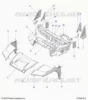 CAPUCHA, LINER, FRONT FENDERS, A PILLARS