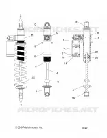 SUSPENSION, SHOCK TRASERO TRACK