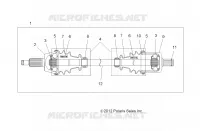TREN, FRONT HALF SHAFT