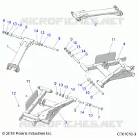 SUSPENSION TRASERA CONTROL ARMS