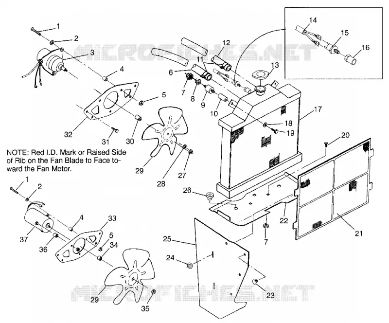 SISTEMA DE REFRIGERACIÓN Sportsman 4x4 W968040 (4935943594A011)