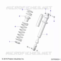 SUSPENSION, CHOQUE FRONTAL MOUNTING, STANDARD/PREMIUM