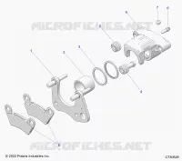 BRAKES, PINZA FRENO TRASEIRA