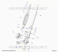 SUSPENSION, PUNTAL DELANTERO