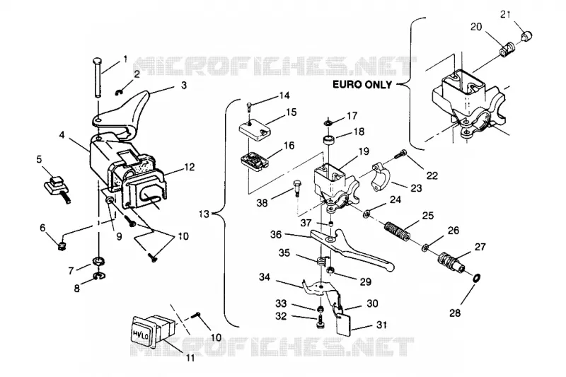 CONTROLES XLT TOURING 0963357 and EUROPEAN XLT TOURING E963357 (4931923192B006)