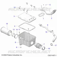 ENGINE, TOMA DE AIRE SYSTEM