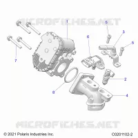 ENGINE, CUERPO DE MARIPOSA AND FUEL RAIL