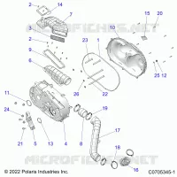 TREN, CLUTCH COVER AND DUCTING