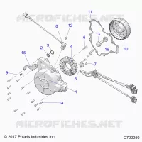 ENGINE, STATOR AND FLYRUEDA