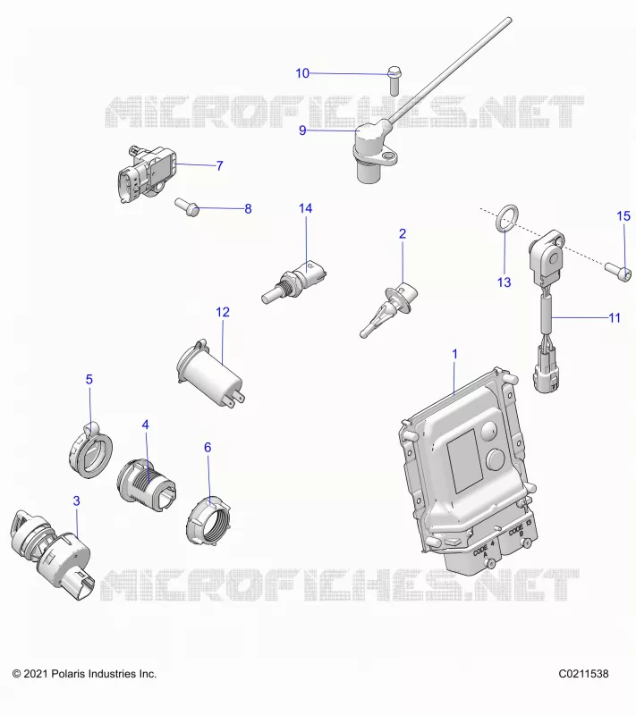 ELECTRICA, SWITCHES, SENSORS, ECU AND CONTROL MODULES