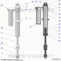 SUSPENSION TRASERA SHOCK INTERNALS