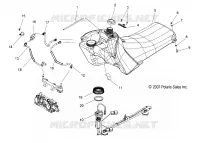 SISTEMA DE COMBUSTIBLE, GASOLINA TANK and GASOLINA LINES