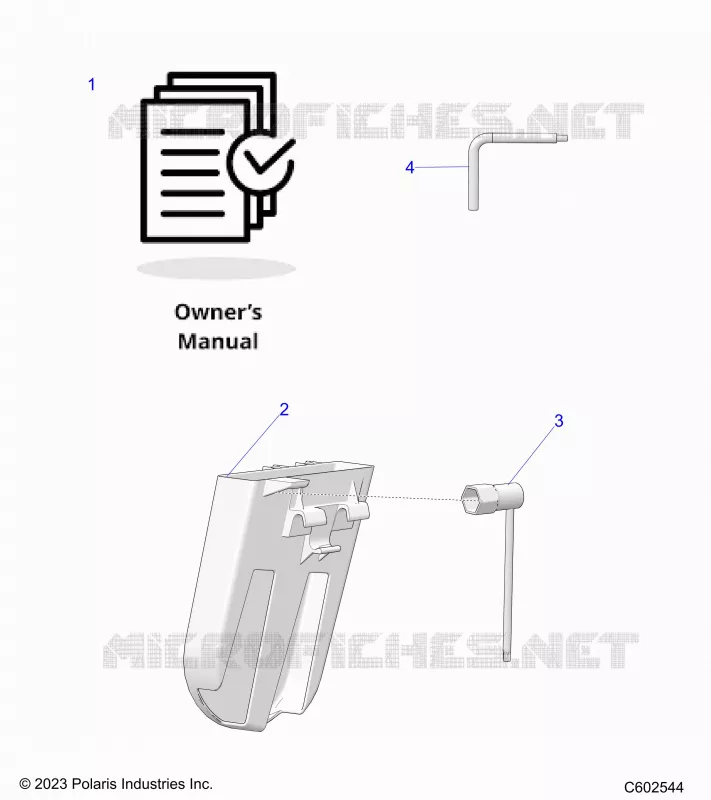 REFERENCES, TOOLS, BELT HOLDER, AND EL MANUAL DEL PROPIETARIO