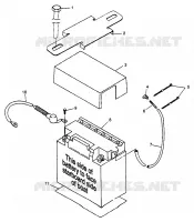 CAJA DE BATERIA SLT 700 B974572 (4941124112B006)