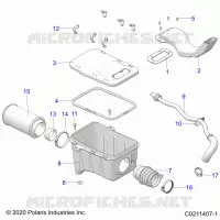 ENGINE, TOMA DE AIRE SYSTEM