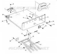 MONTAJE cama trasera 6X6 250 W938727 (4924092409004A)