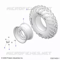 RUEDAS, FRONT TIRE