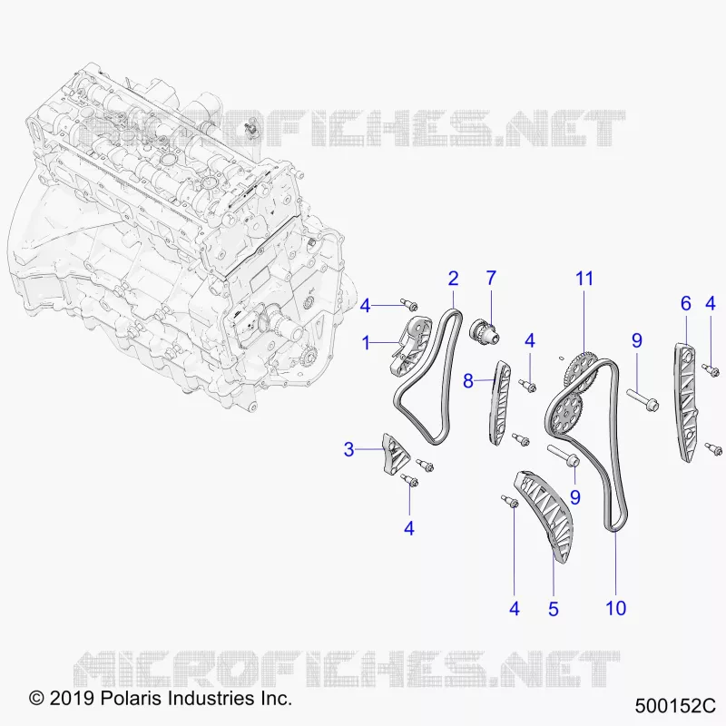 ENGINE, TIMING CADENA AND RELATED