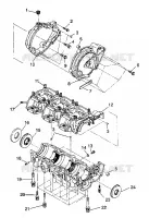 CAJA DEL CIGÜEÑAL ASSEMBLY SL 650 B944058 (4926992699021A)