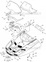 CAPUCHA 600 XCR 0975677, 600 XCR SE H975677 and EUROPEAN 600 XCR SE E975677 (4937963796A011)