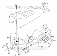 ASIENTO Y TANQUE DE GAS