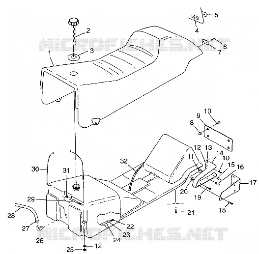 ASIENTO Y TANQUE DE GAS