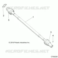 TREN, REAR PROP SHAFT