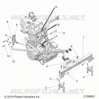 MOTOR, MOUNTING &amp; LONG BLOCK