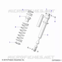 SUSPENSION, CHOQUE FRONTAL MOUNTING, STANDARD/PREMIUM