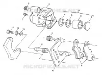 MONTAJE DE FRENO DELANTERA 4X4 250 W938127 (4924042404015A)