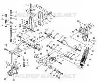 SUSPENSIÓN TRASERA SPORTSMAN 500 W969244 AND SWEDISH SPORTSMAN 500 S969244 (4936093609C005)