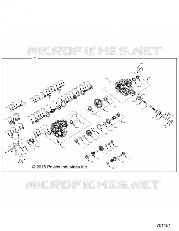 TREN, MAIN GEARCASE INTERNALS
