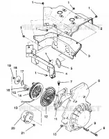 VENTILADOR CAJA   ARRANQUE DE RETROCESO ASSEMBLY TRAIL / 0930761 and  TRAIL DELUXE (4923222322041A)