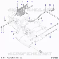 TREN, MAIN GEARCASE MOUNTING