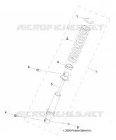 SUSPENSION, SHOCK TRASERO
