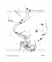 SISTEMA DE COMBUSTIBLE, RAIL, LINES AND THROTTLE BODY