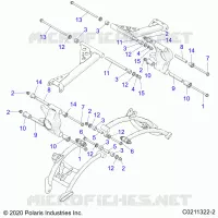 SUSPENSION TRASERA CONTROL ARM MOUNTING