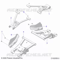 SUSPENSION TRASERA CONTROL ARMS